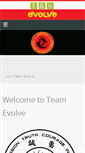 Mobile Screenshot of evolvemartialarts.com